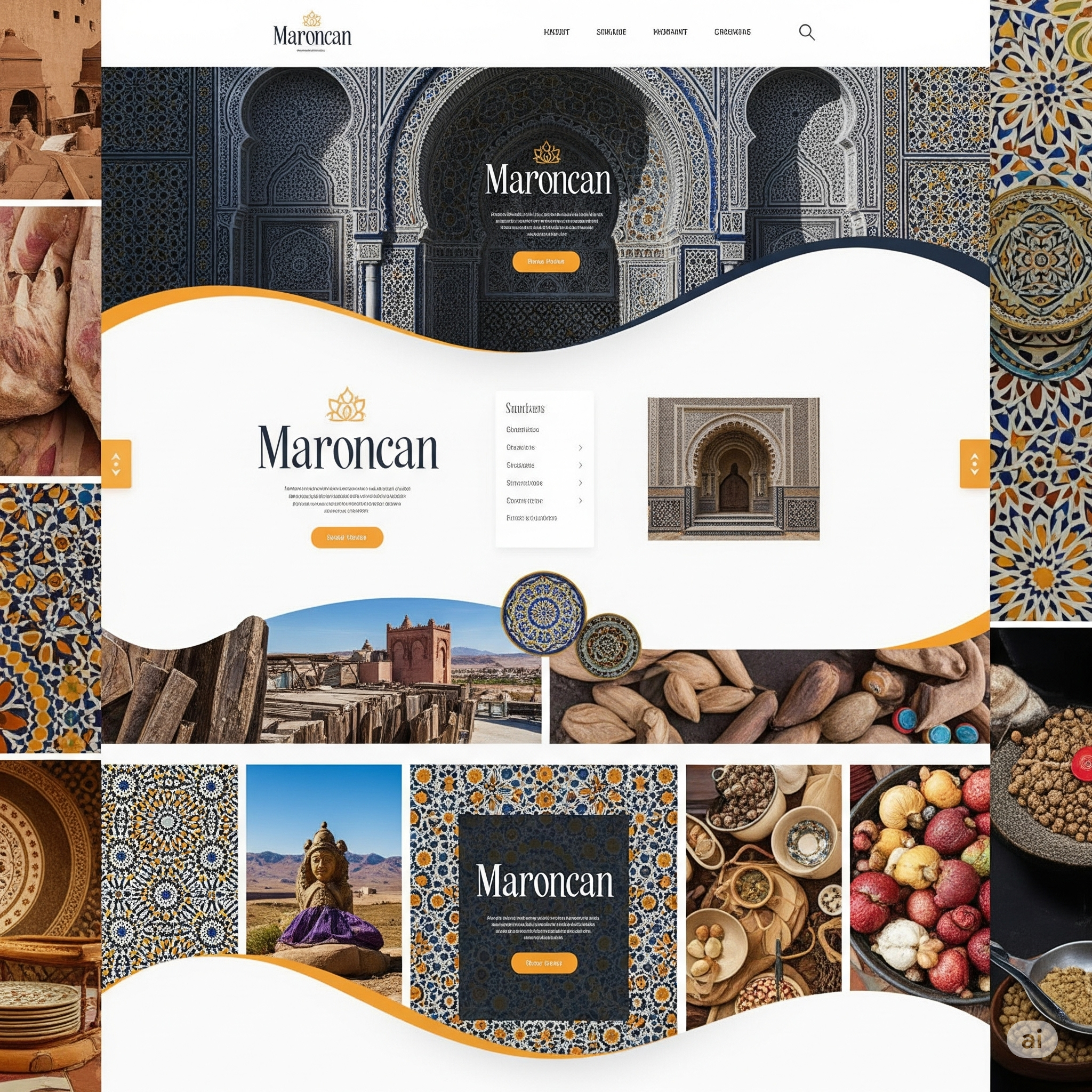 Site Web Couleurs Vibrantes